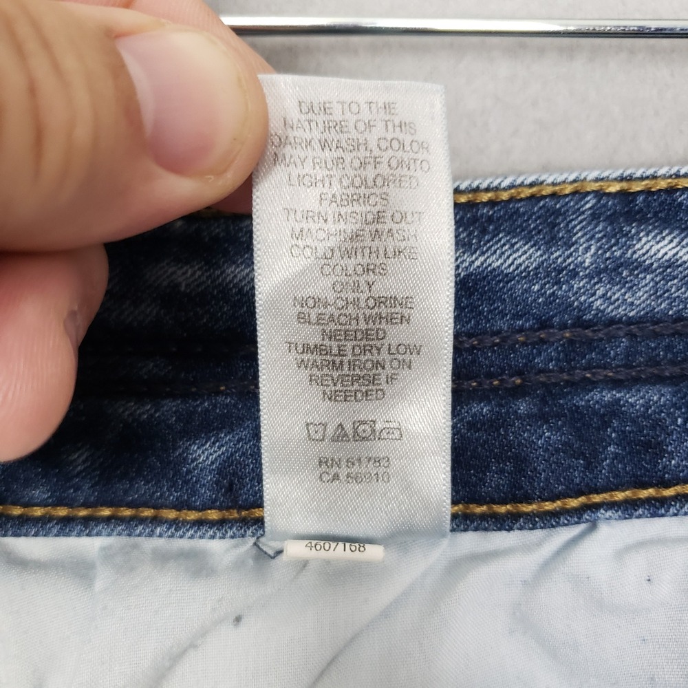 Maurices M Jeans Size 14W Mid-Rise Skinny Jeans Stretchy Denim Dark Wash Classic - Picture 8 of 9
